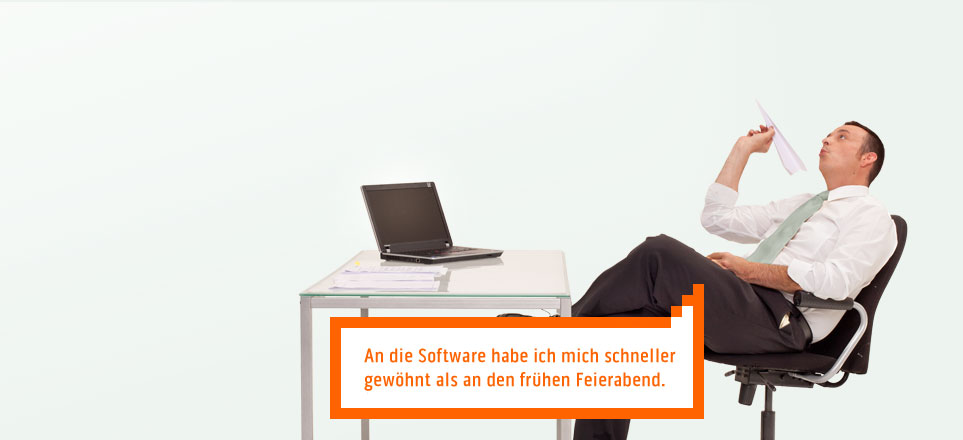 An den Feierabend musste ich mich länger gewöhnen als an die Software von Cadosys.